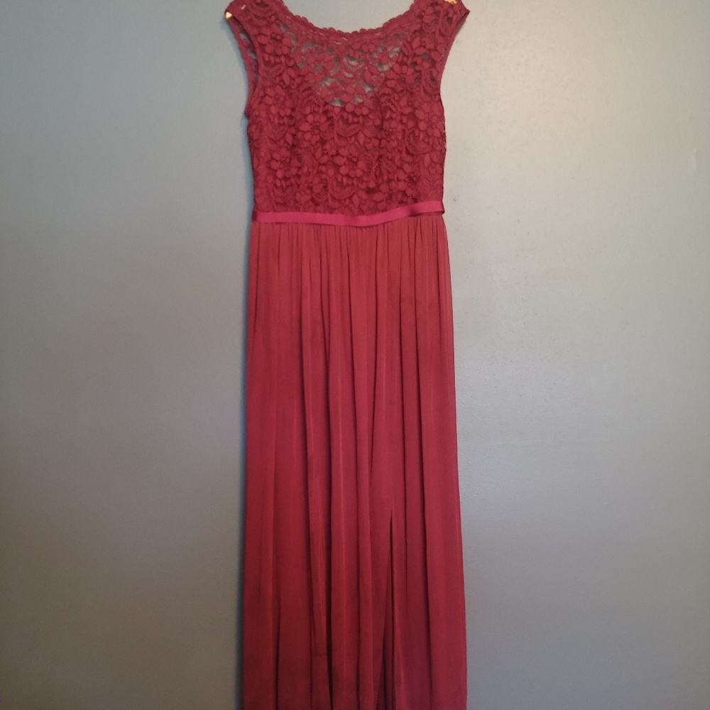 Burgundy Dress